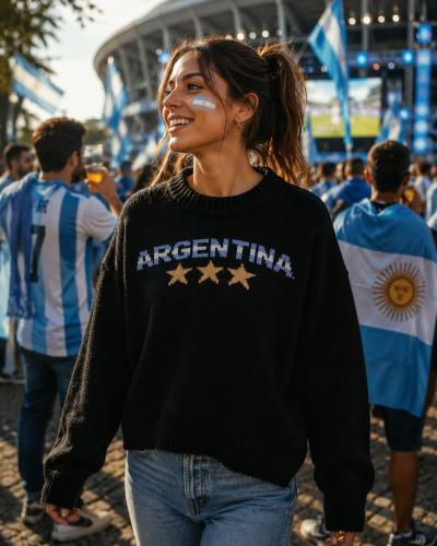 Sweater Argentina Estrella Campeón