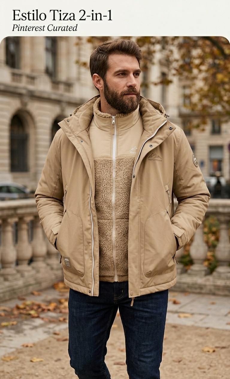 Campera 2 en 1 de Hombre Talle Comun Cod:bw66671 - Imagen 3