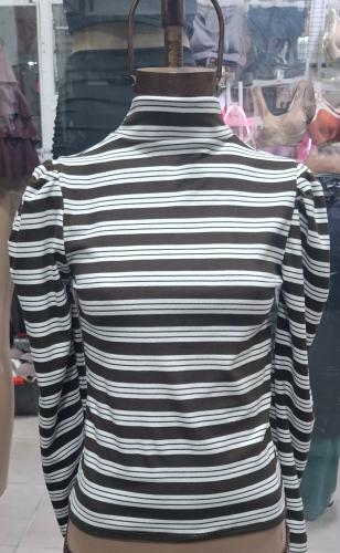 Polera Darlon Rayado,manga Princesa