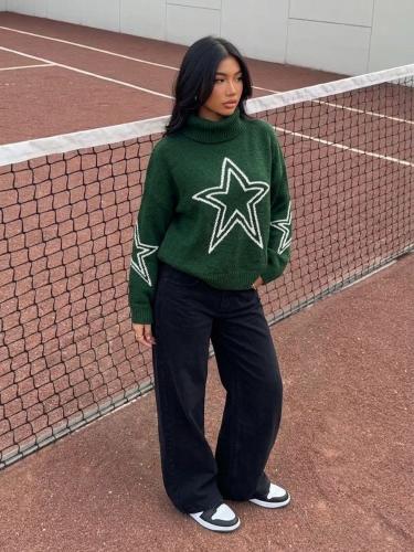 Sweater Polera Estrella de Lana