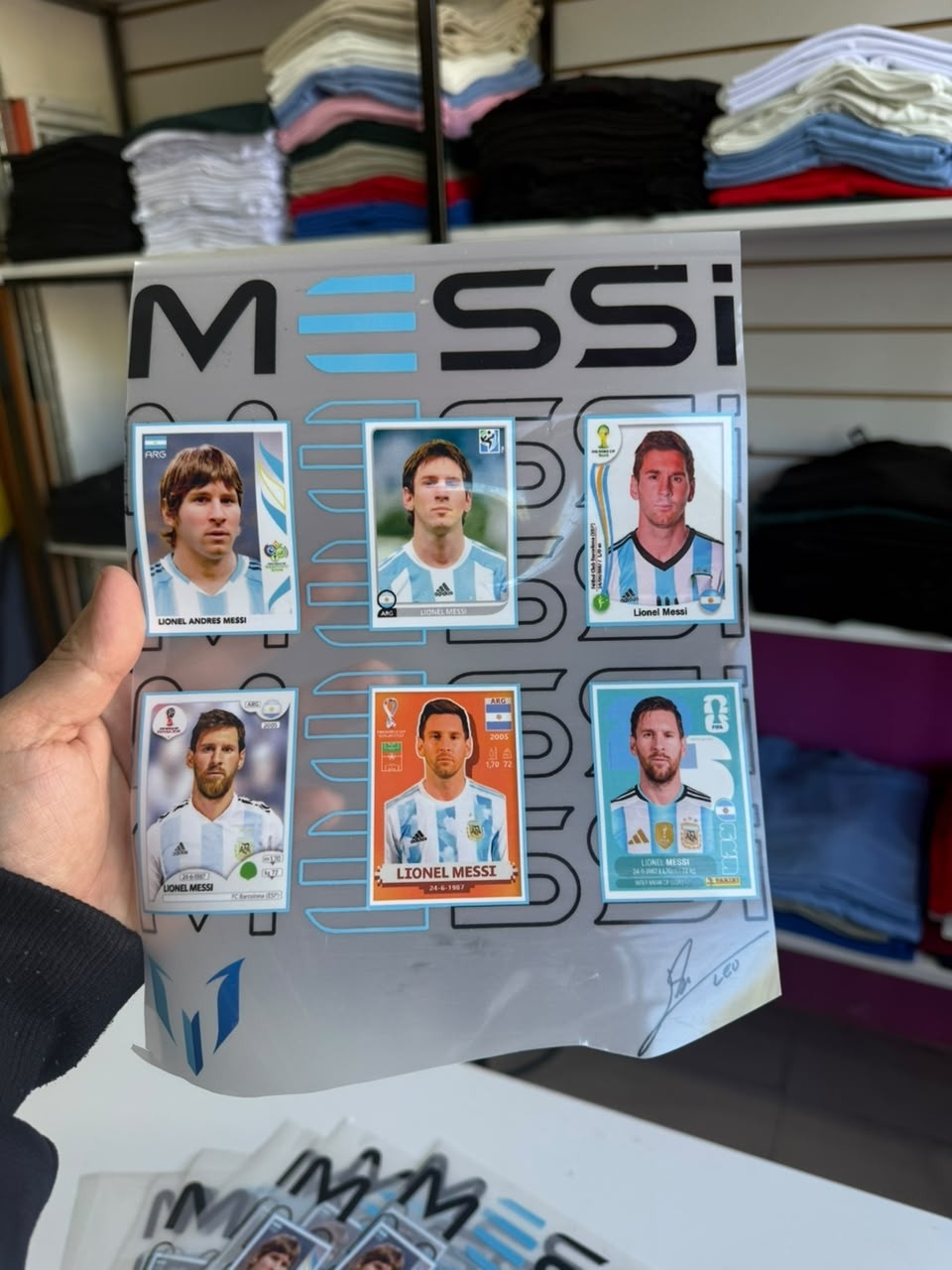Remeras Premium Messi Mundiales - Imagen 2