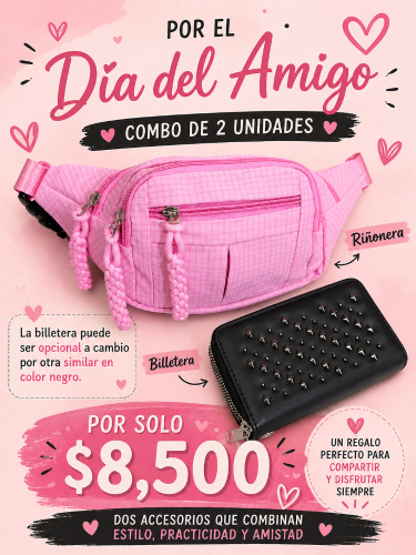 Combo Día del Amigo Riño+billetera