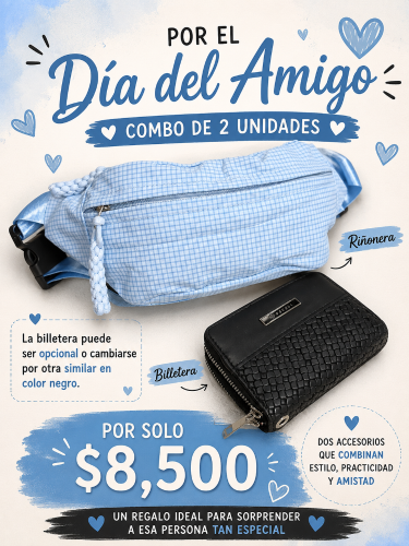 Combo Día del Amigo Riño+billetera