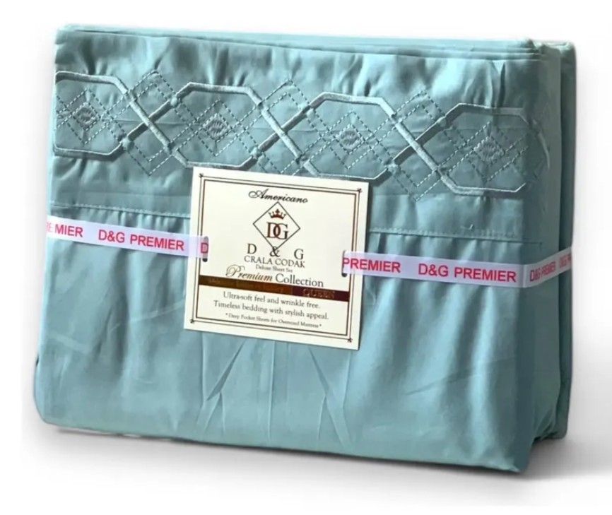 Sabanas 11/2 Dyg Broderie Algodón 6500 Hilos - Imagen 4