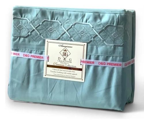 Sabanas Queen Dyg Broderie Algodón 6500 Hilos
