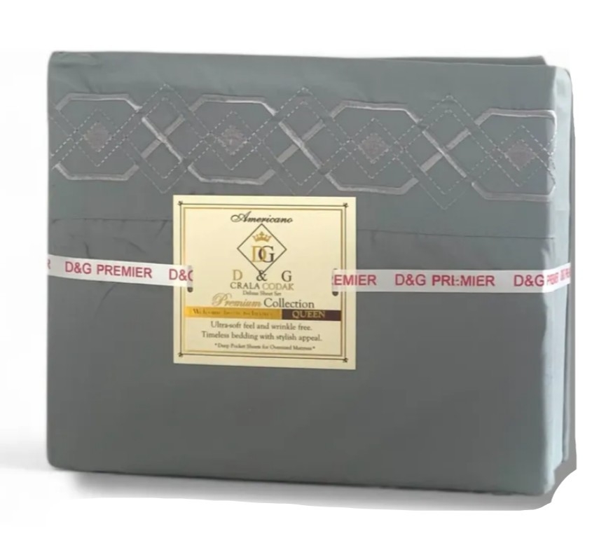 Sabanas Queen Dyg Broderie Algodón 6500 Hilos - Imagen 2