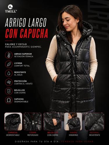 Chaleco Largo Engomado