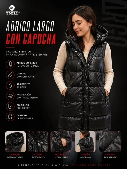 Chaleco Largo Engomado