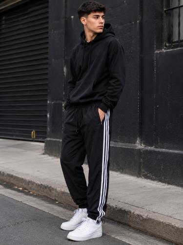 Pantalón 3 Líneas Microfibra