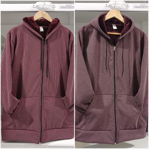 Campera Patron con Piel (corderito Art.) - Miniatura 3