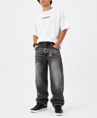 Pantalon Mom Hombre Bigote