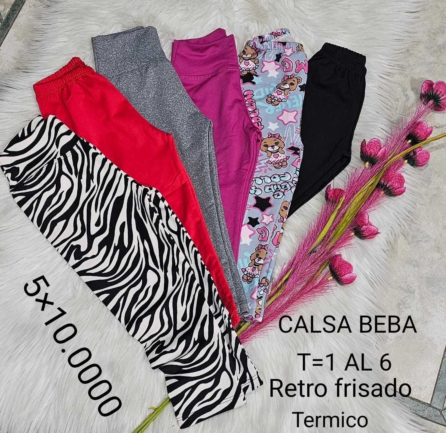 Calza Retro Frisado Beba - Imagen 2