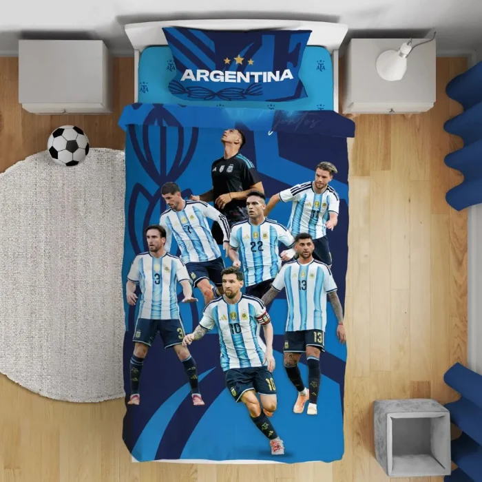Juego Sábanas Argentina - Twin Size - Cotton Touch Suaves