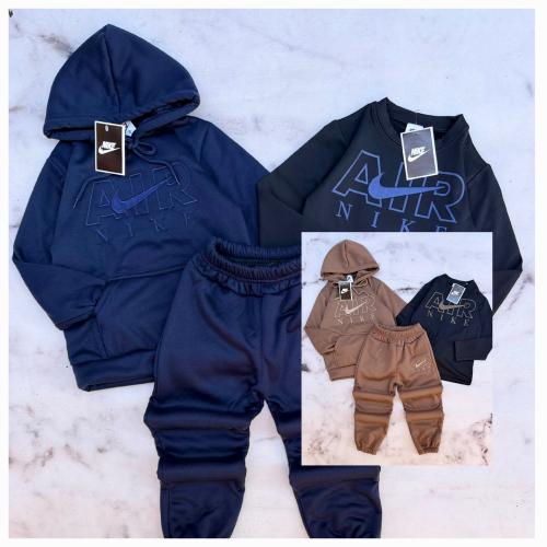 Conjuntos Trío de Niño Jersey Peinado con Piel
