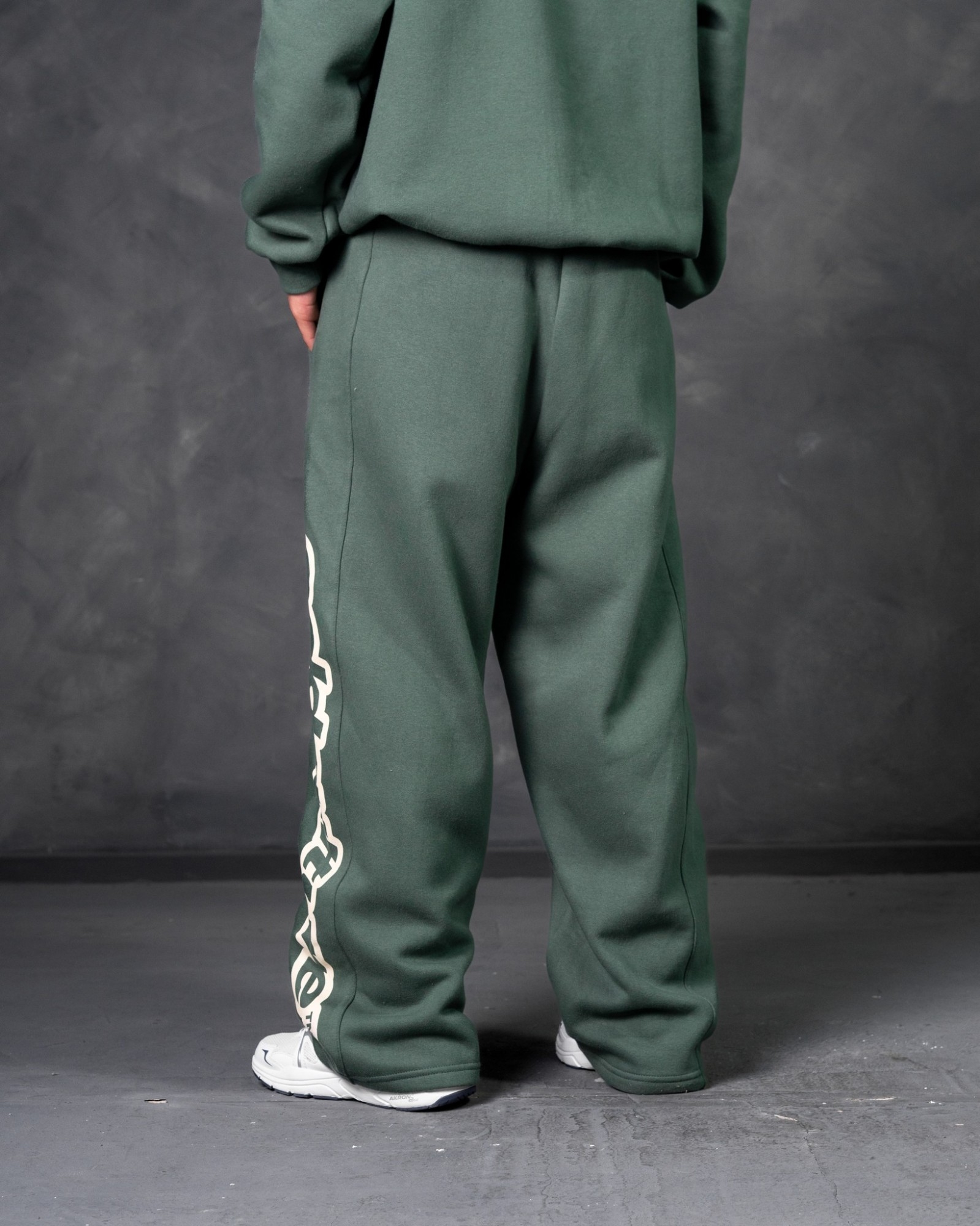 Jogging Baggy Frisa Verde "coldculture" - Imagen 3