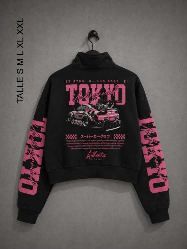 Buzo Friza C/cierre Oversize Tokyo