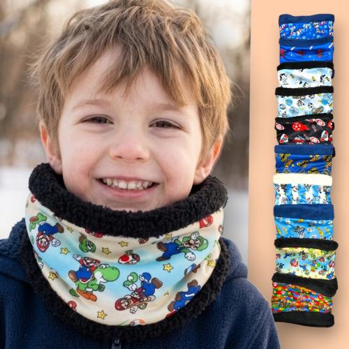 Cuello Corderito Niños de Personajes hasta 5 Años, Invierno