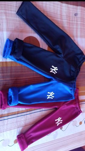 Pantalon Nene Jersey con Piel