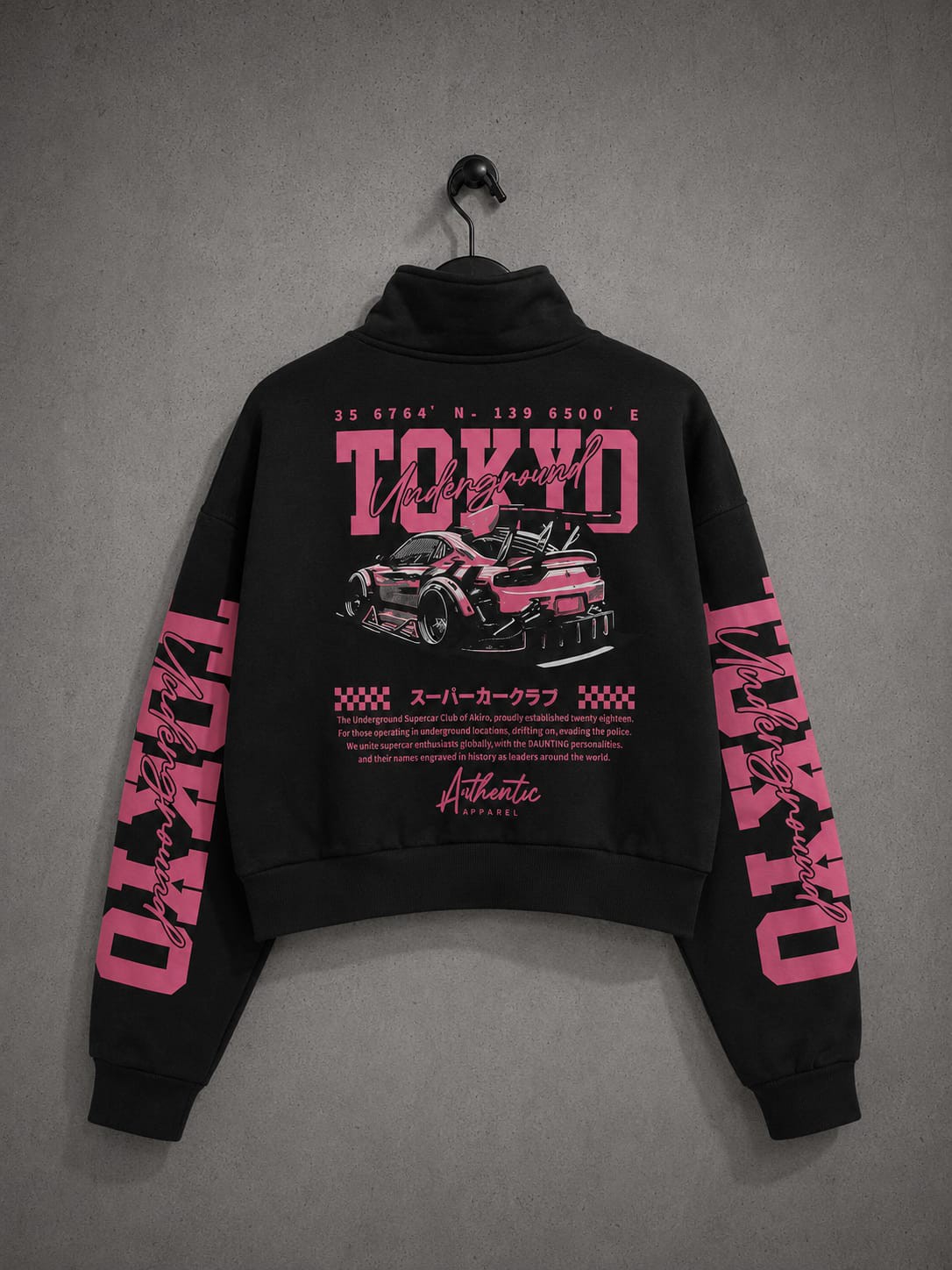 Buzo Friza Oversize C/cierre Tokyo - Imagen 2