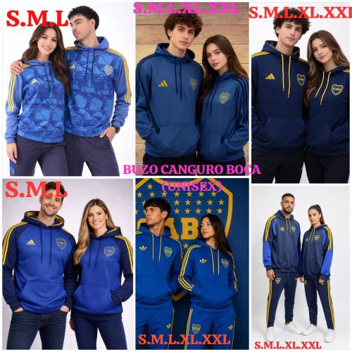 Buzo Canguro. Boca ( Unisex)