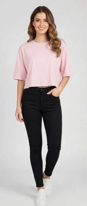 Remera Croop Algodón Peinado