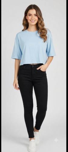 Remera Croop Algodón Peinado