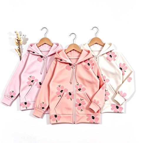 Campera Flores  Friza Peinado Premium