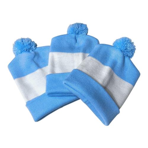 Gorro Rocky con Pompon de Argentina para Niños hasta 7 Años Aproximado - Miniatura 3