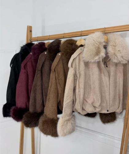 Bomber con Piel Desmontable