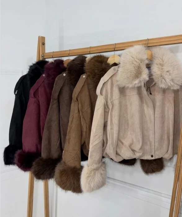 Bomber con Piel Desmontable