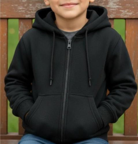 Campera Negra Frizzadas