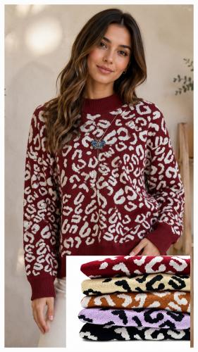 Sweater Bremer Animal Print