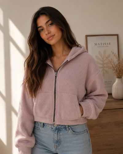 Campera de Polar Crop