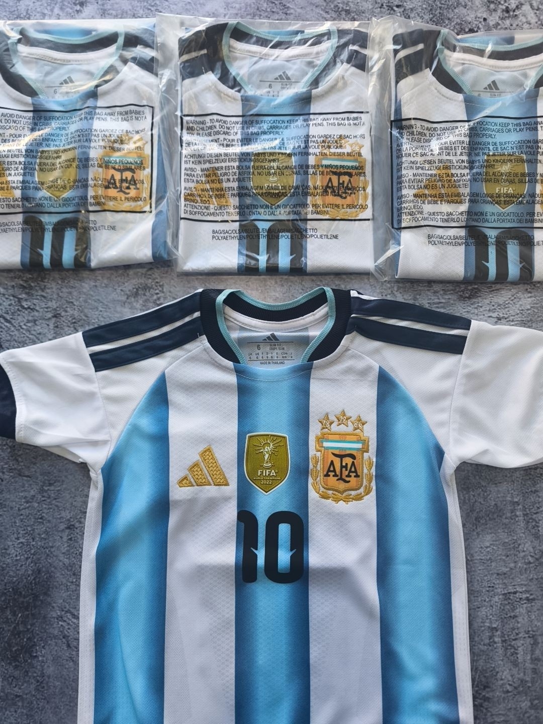 Camiseta Argentina de Niños - Imagen 5