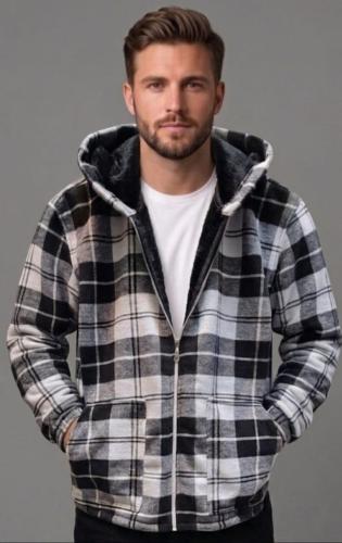 Campera de Paño con Piel por Dentro