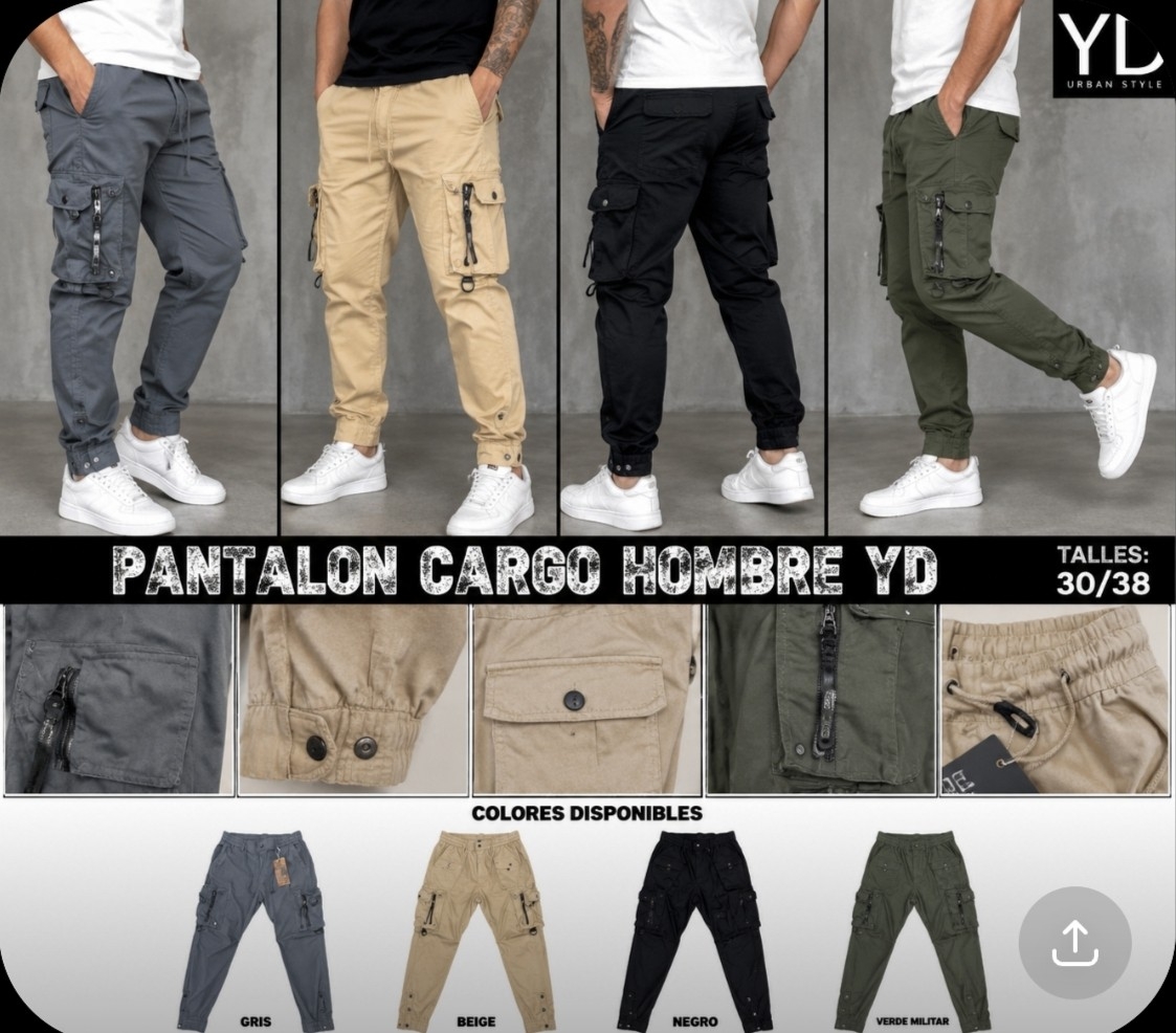Pantalón Cargo Yd - Imagen 3