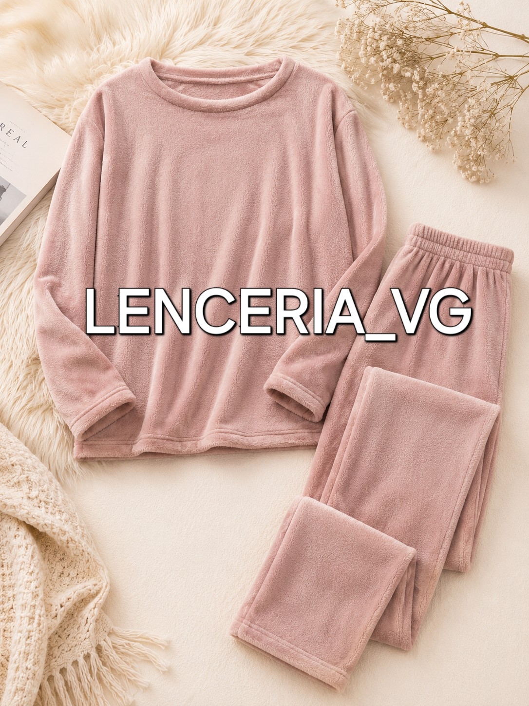 Pijama Polar Plus Size - Imagen 1