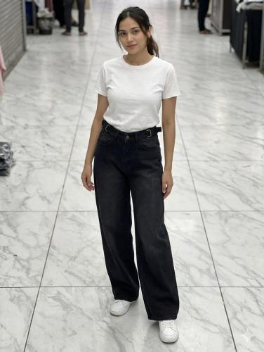 Baggy Rígido Dama Color Gris con Bolsillos Adelante con Regulador