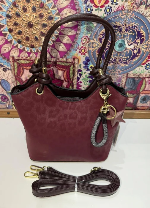 Nuevo Ingreso  de Carterita Morral Gamuzadacon Detalles de Cuero Pu