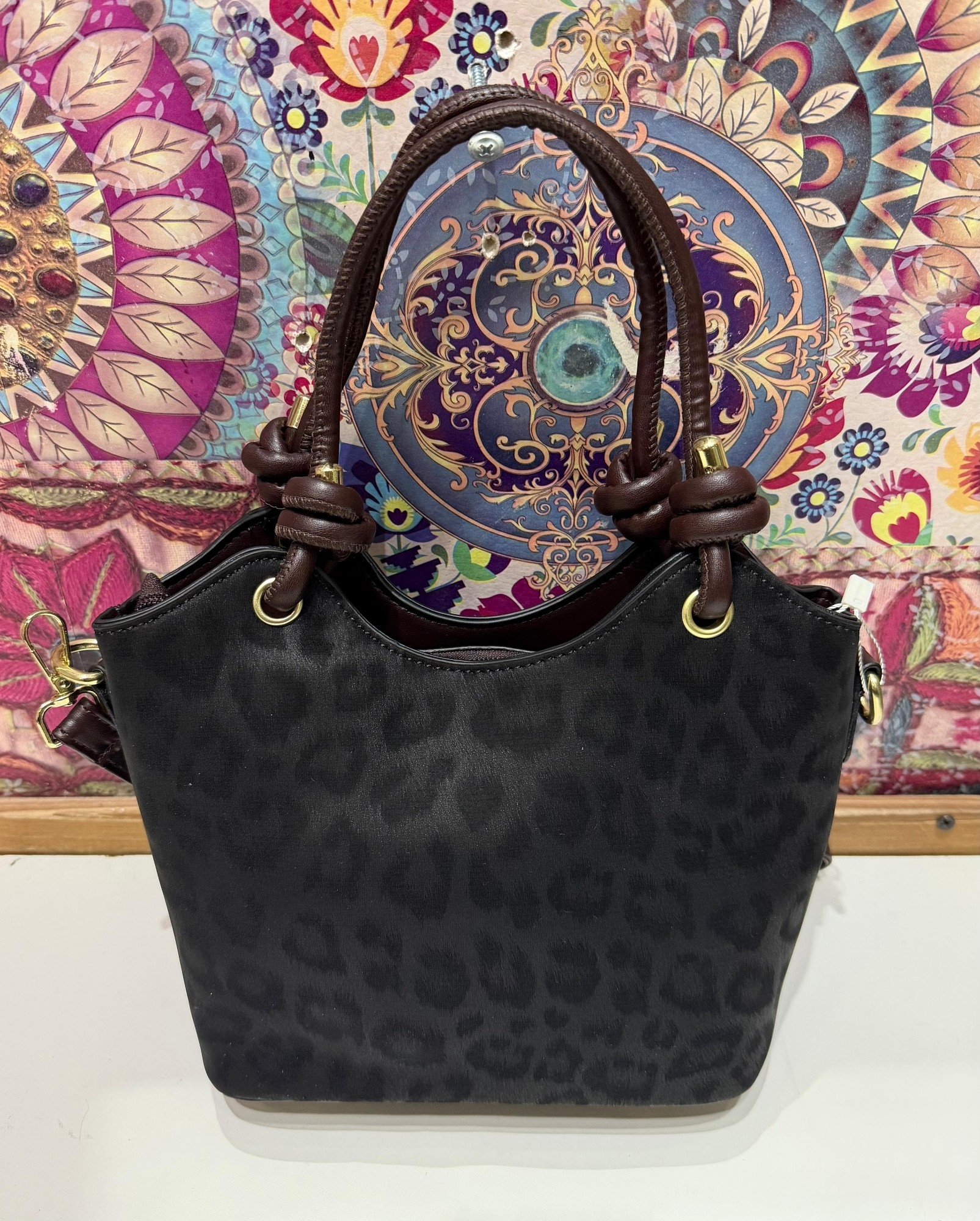 Nuevo Ingreso  de Carterita Morral Gamuzadacon Detalles de Cuero Pu - Imagen 8