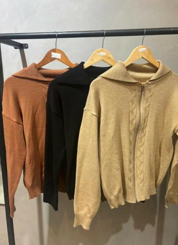 Campera Tejida Olivos