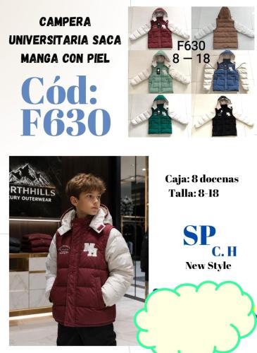 Campera Chaleco Niño Juvenil