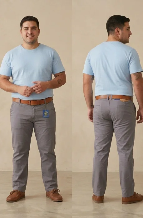Corte Chino Recto Talle Especial