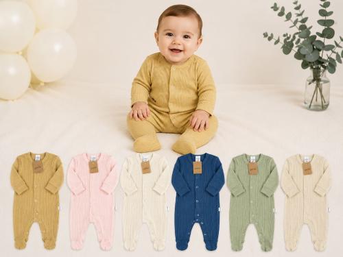 Entero Waffle con Broche Gamise T.(0-1-2) Art.30150