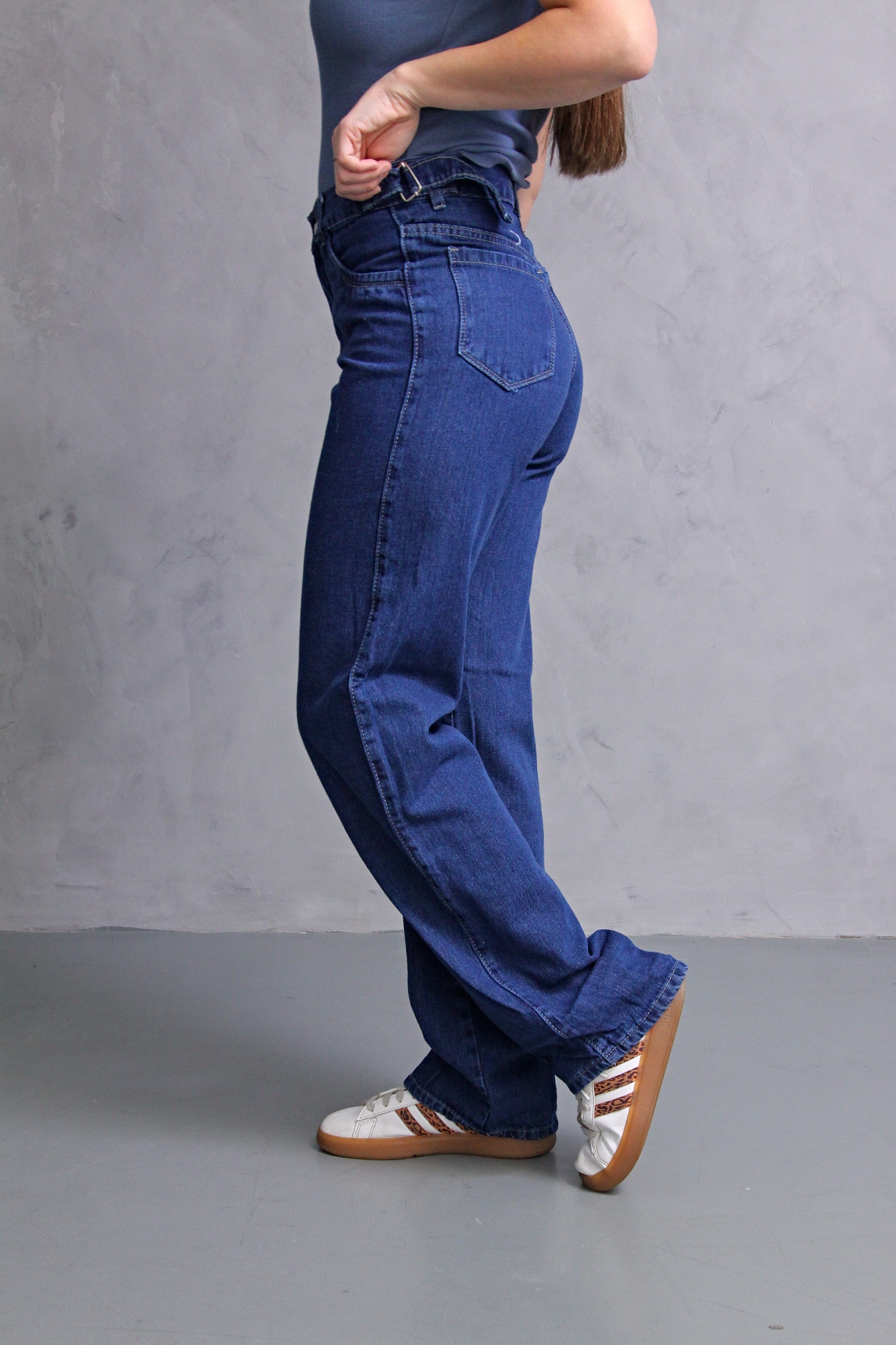 Wide Leg Azul con Reguladores! - Imagen 7