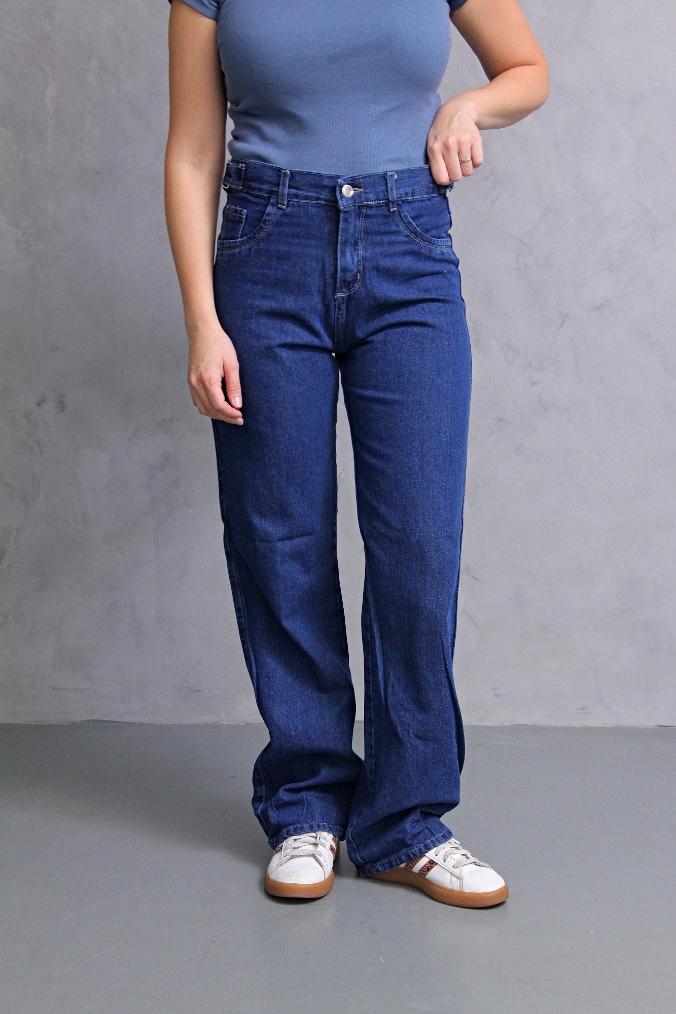 Wide Leg Azul con Reguladores! - Imagen 8