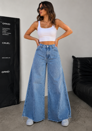 Extra Wide Leg Deflecado