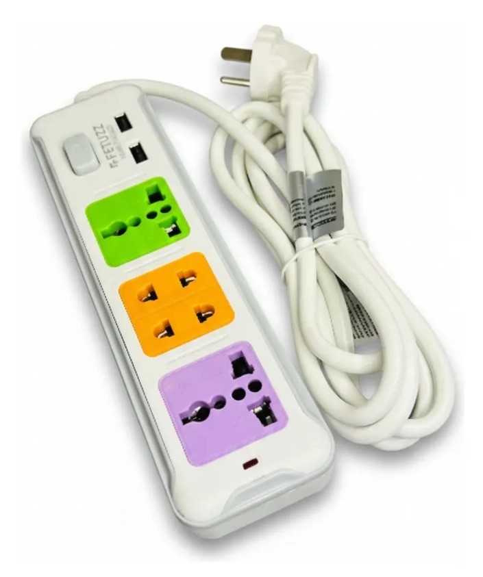 Alargue Fetuzz 3 Enchufe 2 Usb - Imagen 2