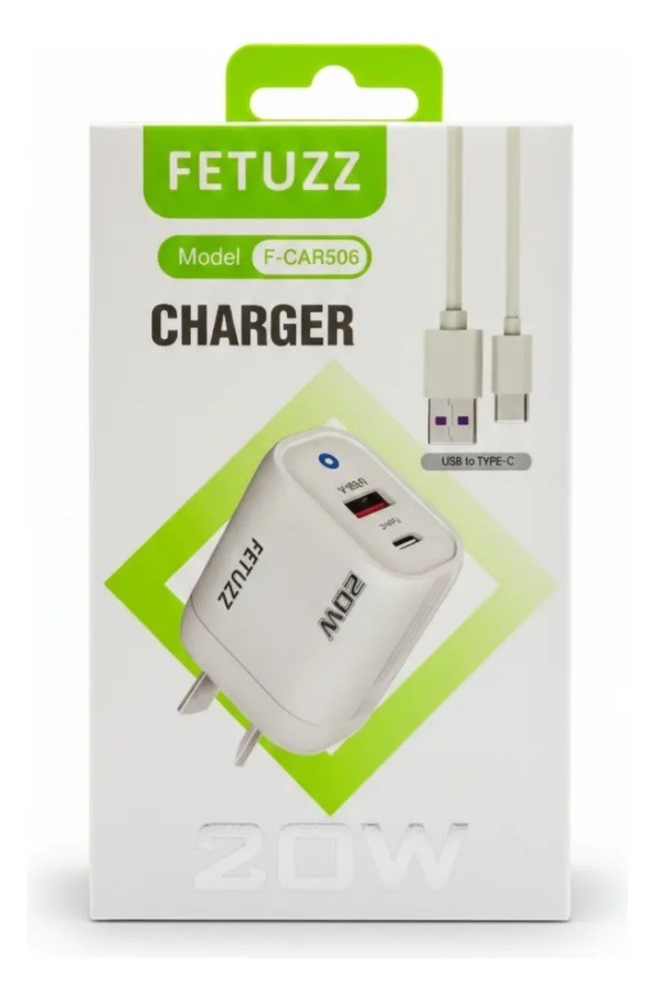 Cargador Fetuzz Tipo-c Usb 20w - Imagen 2