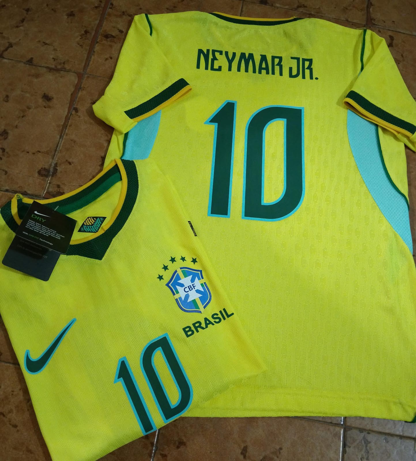 Camiseta Titular de la Selección de Brasil _niño - Imagen 4